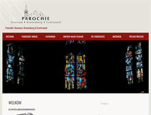 Tablet Screenshot of parochie-sevenum.nl